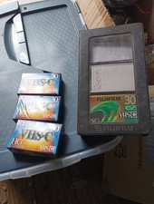 Lot of 5 VHS-C Blank Tapes High Grade TDK Fujifilm