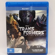 Transformers-The Last Knight (M, Blu-ray, 2017) As New Ex-Rental Action Hasbro