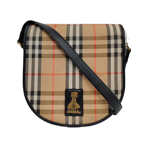 BURBERRY Crossbody bags Cloth Camel Free Shipping | Duties Paid