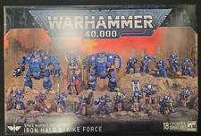 WARHAMMER 40K 40,000 SPACE MARINES BATTLEFORCE IRON HALO STRIKE FORCE 71-48 NEW