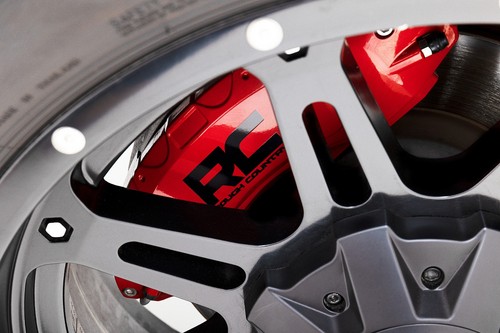 Rough Country Brake Caliper Covers for 18-24 Jeep Wrangler JL - 71142A - Afbeelding 2 van 9