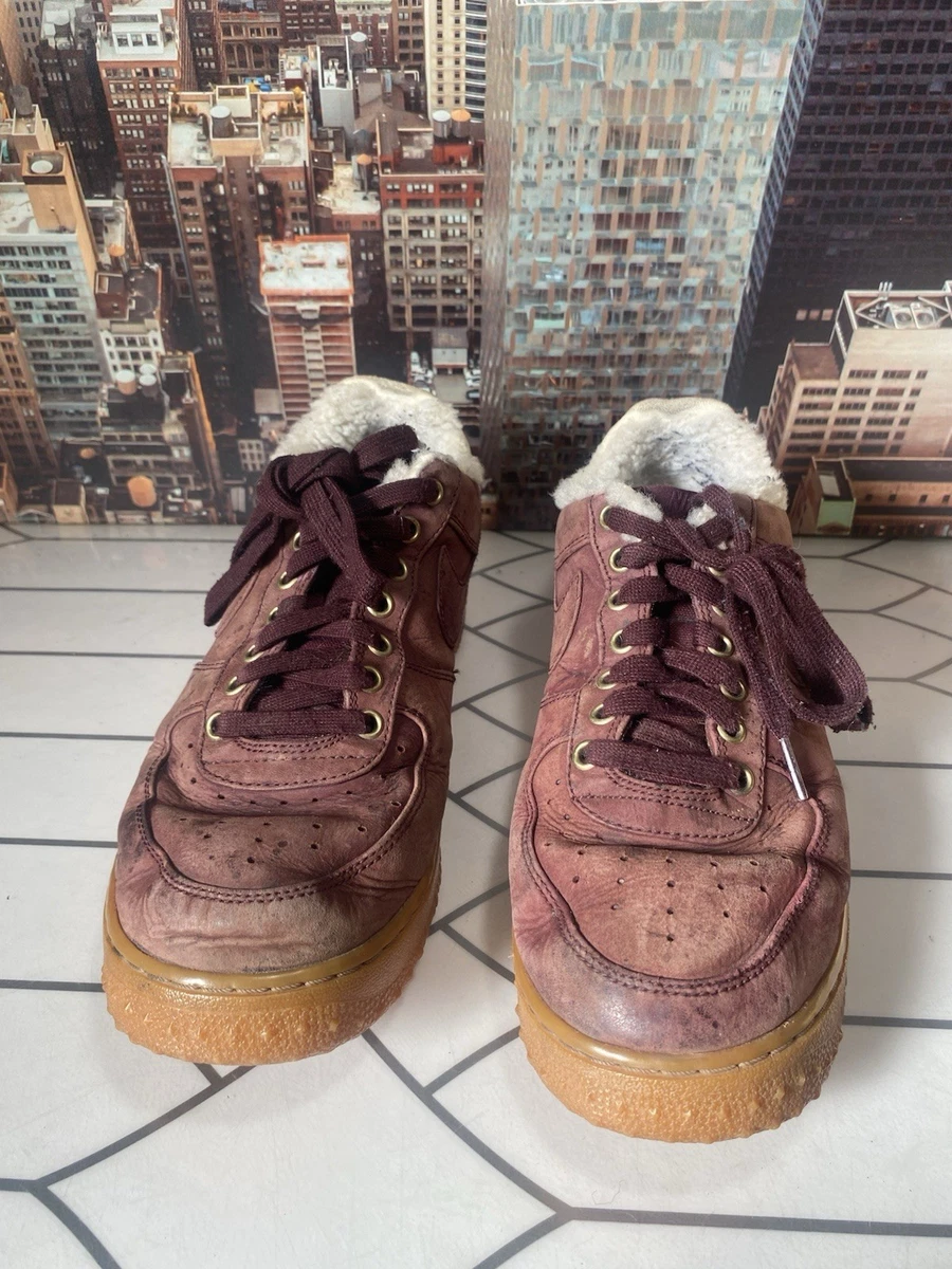 Nike Air Force 1 Premium Winter Burgundy Crush for Sale 