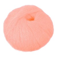 Mohairgarn, Weiches Fuzzygarn FüR HäKeln & Stricken, Orange & Pink