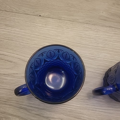 AVON Cobalt Blue Royal Sapphire 10oz Vintage Mug Lot Of 2 - Picture 3 of 6