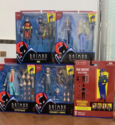 McFarlane Batman TAS 6'' Action Figures Set - Robin Talia al Ghul Penguin Bullock