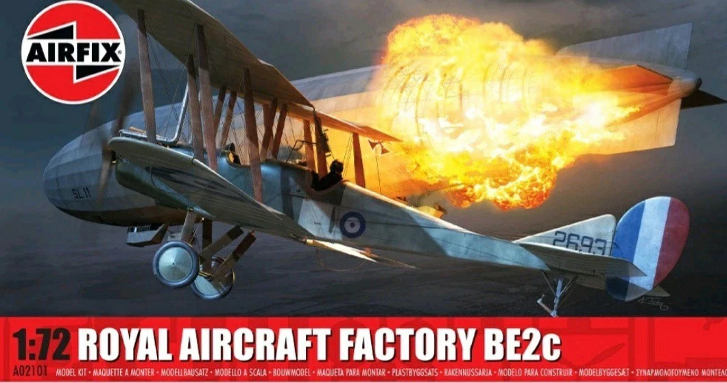 Airfix A02101 1:72 Royal Aircraft Factory BE2c - Night Fighter - Image 9