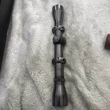 Vintage Weaver K4-C3 Rifle Scope 4x Fixed Power USA Made With Rings Leather Cove