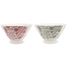 J-Kitchens Kunzan Kiln Pair Of 11Cm Hasami Ware Tea Bowls, Made In Japan, Kohik_