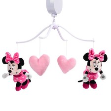 Lambs Ivy Disney Baby Minnie Mouse Love Pink Musical Baby Crib Mobile Soother