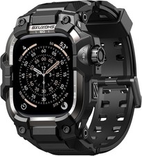 Rugged Case and Band for Apple Watch 46Mm Men, Compatible with Apple Watch Serie