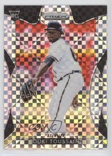 2019 Panini Prizm Tier II Plaid Power Prizm 9/75 Touki Toussaint #121 c2a