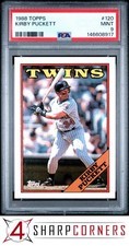 1988 TOPPS #120 KIRBY PUCKETT TWINS HOF PSA 9