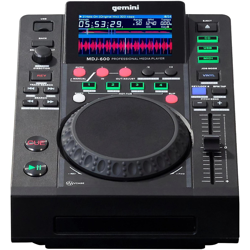 Медиаплеер Gemini MDJ-600 Professional DJ USB CD CDJ Media Player 52290₽