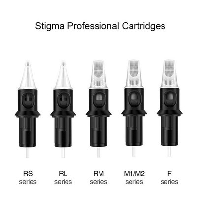 5 Cartridges Tattoo Needle Sterile Disposable PRO Safety Rounds Flats Magnums