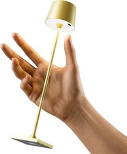 Compact Cordless Table Lamp, Rechargeable LED Night Light, Dual Light Source