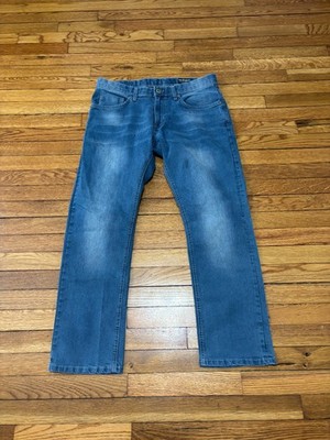 Buffalo David Bitton Jeans Men's Evan-X Slim Stretch Blue Dark Wash Denim 34x30