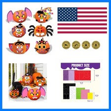 18 Packs Halloween Craft Foam Stickers, Arts Activities Party Supplies, Kids ...