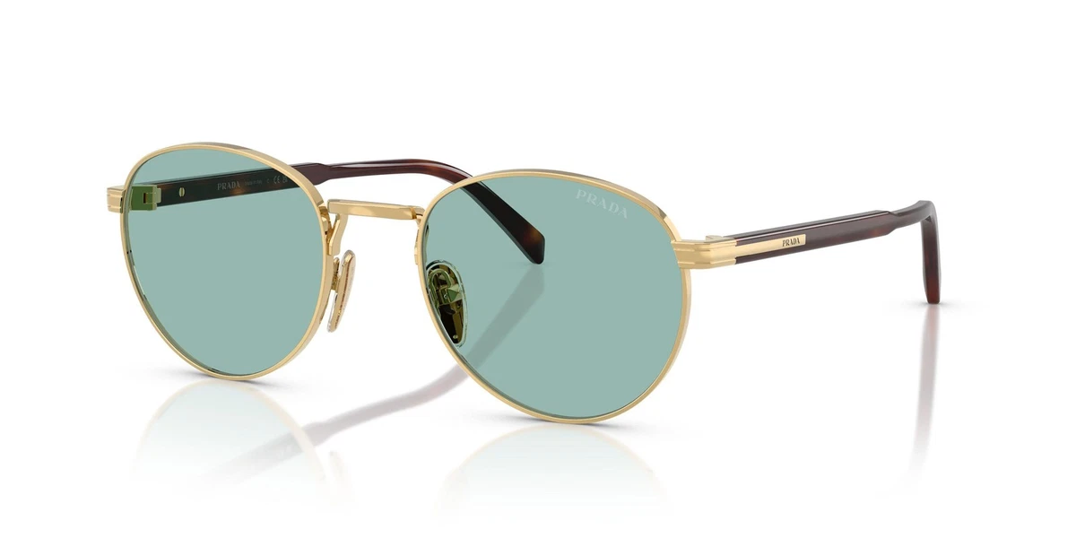 PRADA Gold Round Sunglasses for Men for sale | eBay display picture 2