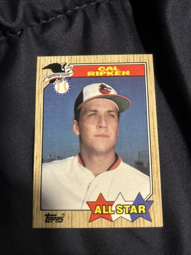 1987 Topps - All-Star Cal Ripken #609 Error Card With 3 Errors