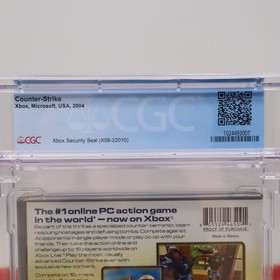 XBOX COUNTERSTRIKE / COUNTER-STRIKE - CGC GRADED 9.8 A+! NEW & Factory Sealed!