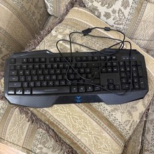 AULA Wired RGB Backlit Gaming Keyboard LED 104 Keys Perfect for Windows PC Gamer