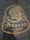 Vintage Iroquois Ale-Beer Inidan Head Sign
