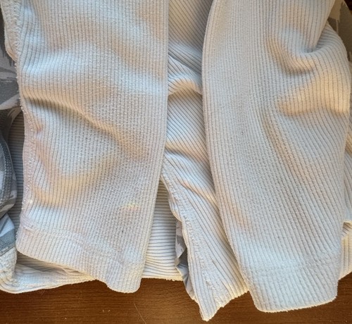 ALO YOGA Neutral White Palm Springs Goddess Ribbed Legging Active Size Small - Picture 11 of 16