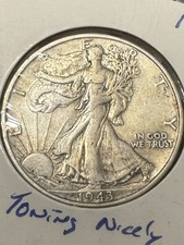 1943-S 50C Walking Liberty Half Dollar