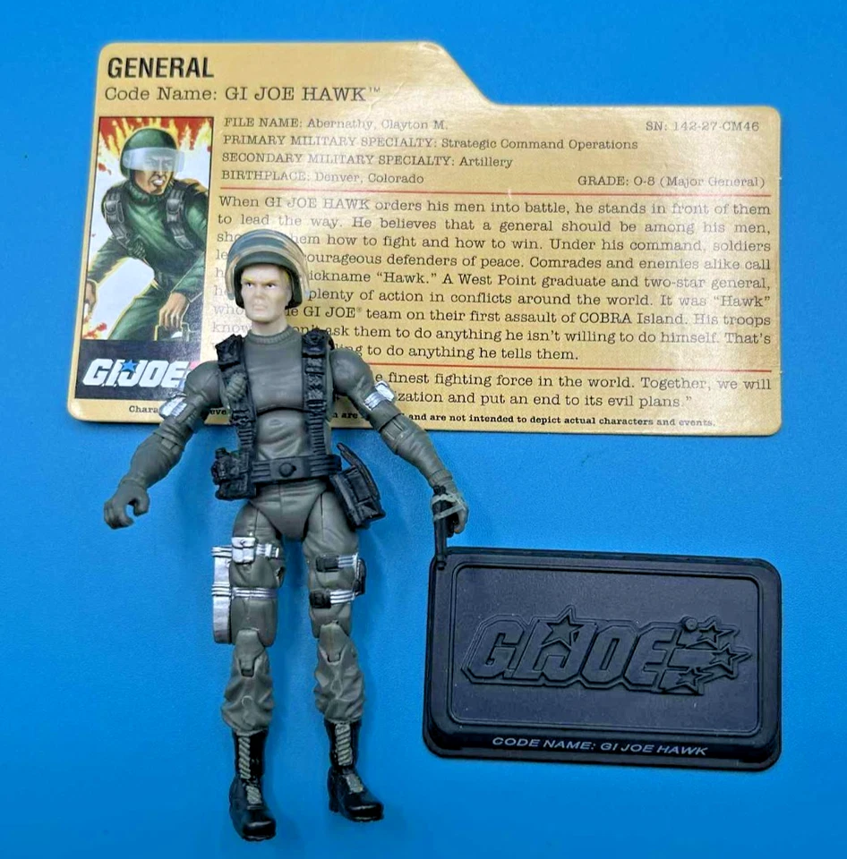 Figura completa suelta Gi Joe Hawk V1 2008 25 aniversario Foto 2 de 4