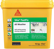 Sika FastFix | All Weather Self Setting Paving Jointing Compound Charcoal | 15kg