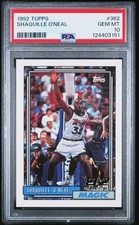 1992-93 Topps Shaquille O'Neal #362 (RC) Psa 10 Rookie