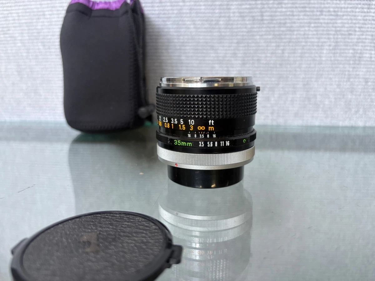 Canon FD f/3.5 Camera Lenses 35mm Focal for sale | eBay
