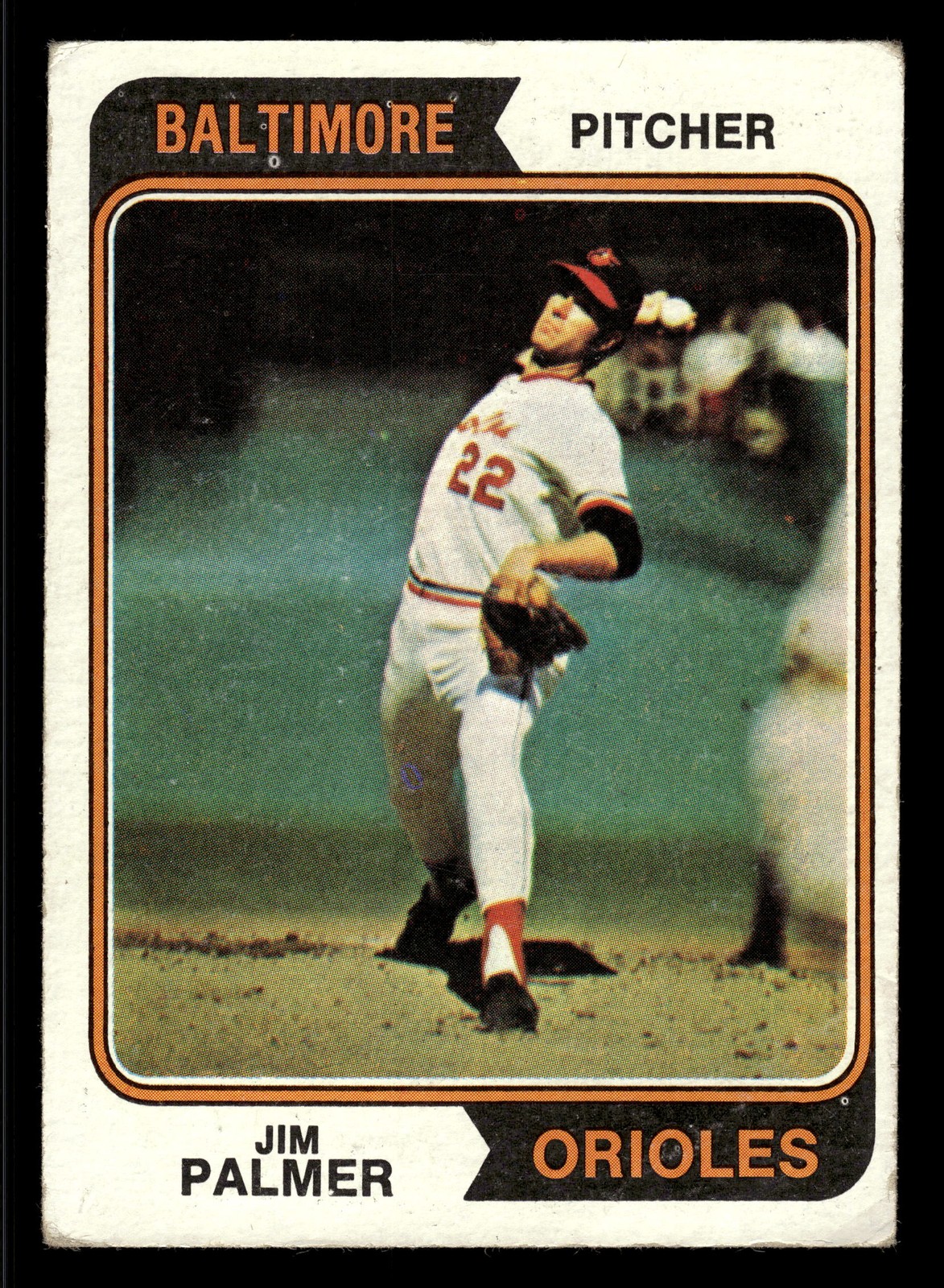 1974 Topps Jim Palmer (HOF) #40 - Baltimore Orioles - VG