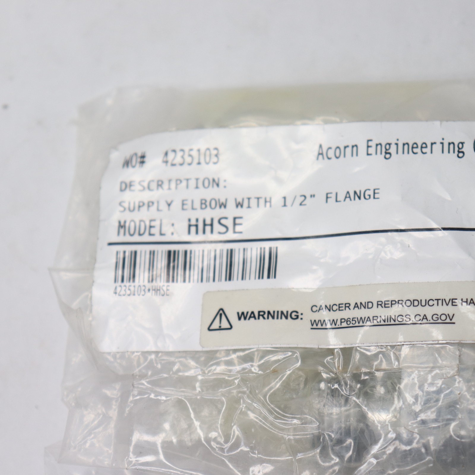 Awaken Wall-Mount Supply Elbow with Check Valve Polished Chrome 4235103