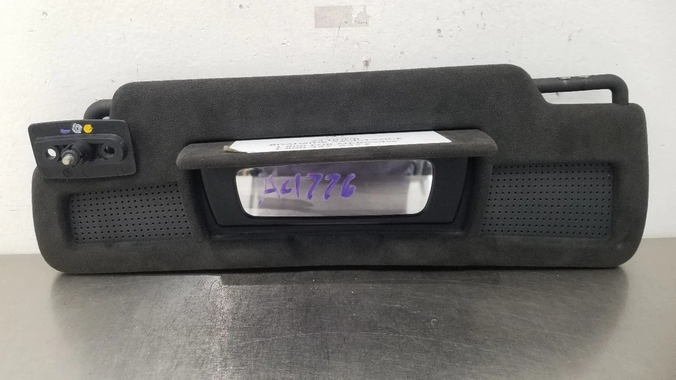 11 MERCEDES BENZ SLS AMG C197 SUN VISOR RIGHT PASSENGER BLACK ALCANTARA - Image 2 of 4