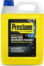 Prestone Winter Screenwash 5L Ready To Use Windscreen Washer Fluid Streak Free 2.58 per litre
