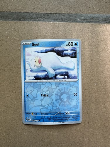 Brand New Never Used Reverse Holo Seel 086/165 From Scarlet & Violet 151