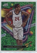 2023-24 Topps Cosmic Chrome Green Space Dust Refractor 40/75 Jalen Pickett 13hz