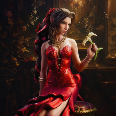 Aerith | Final Fantasy VII | 17,7cm Resin Figur | Bulkamancer | UNBEMALT