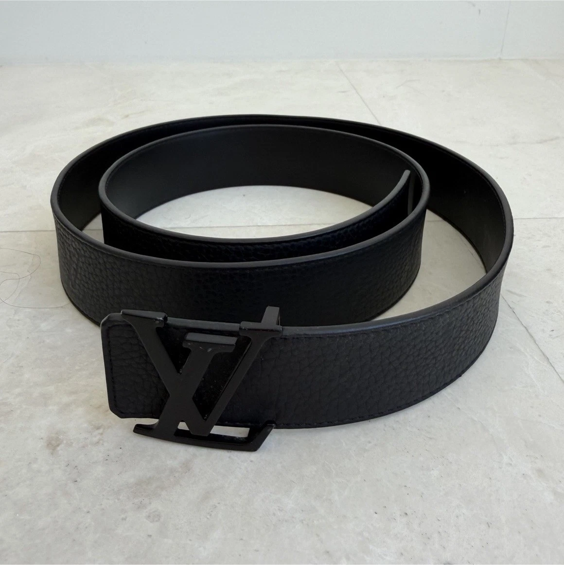 LOUIS VUITTON ブラック ベルト Louis Vuitton Black Belts for Men for sale | eBay