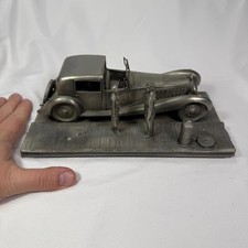 Franklin Mint The Bugatti "Royale" Pewter Car 1977 by Raymond Meyers OVER 4LBS!