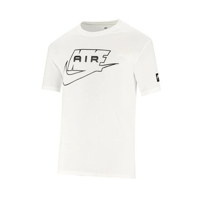 Nike T-Shirt Hemd Herren Baumwolle Rundhalsausschnitt Männer weiss L XL XXL XXXL