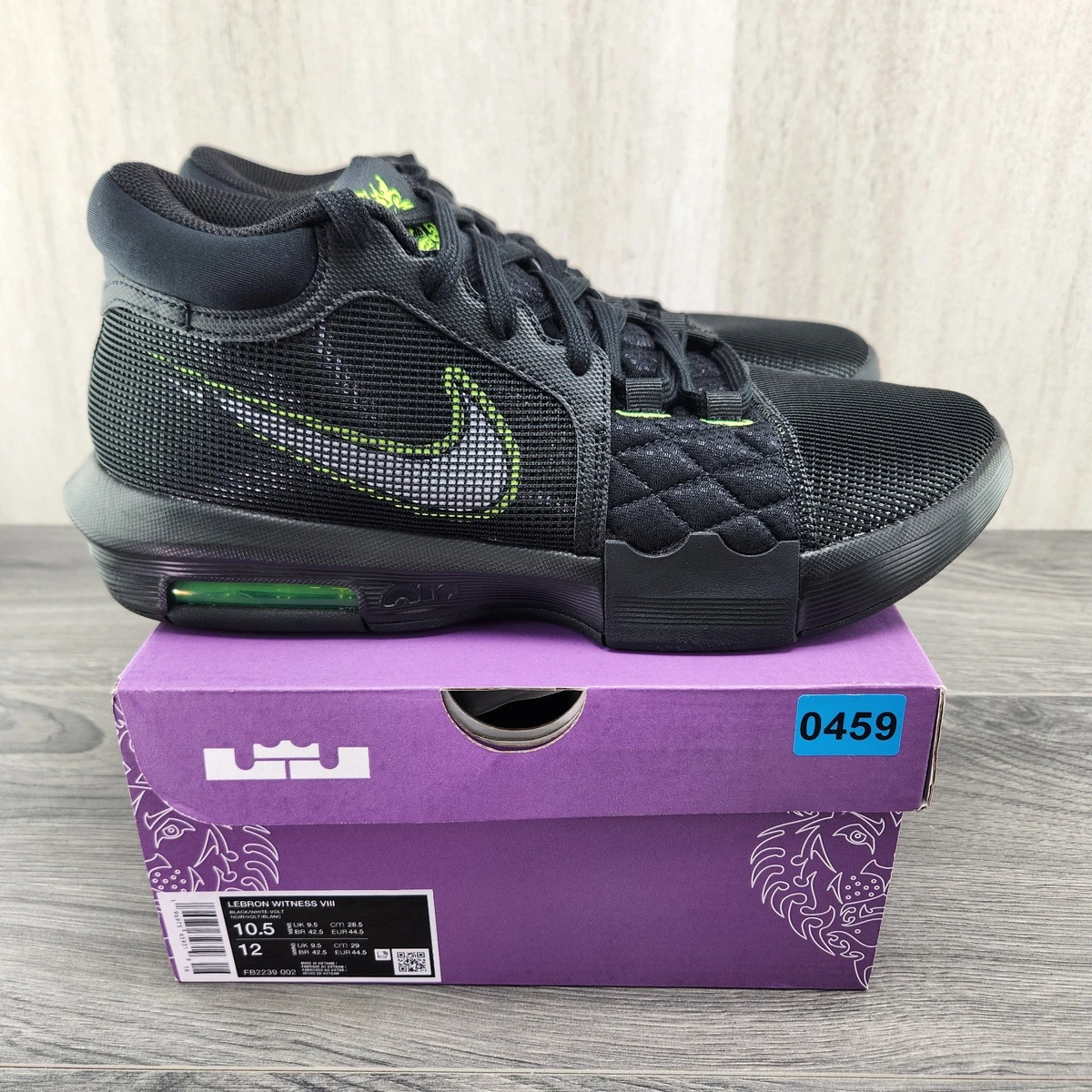 EUC!! Nike LeBron Witness XII, Purple/Black/Gold, Men’s Size 14. Nike LeBron Witness Black for Sale | Authenticity Guaranteed  main image 2