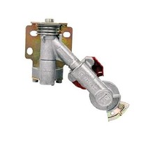 9221 45 Deg Swivel Mount Blue Service Gladhand, Aluminum, 1/2" Male Thread