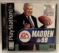 Madden NFL 99 (Sony PlayStation 1, 1998) Complete, CIB - Tested