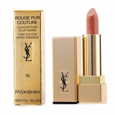 Yves Saint Laurent Rouge Pur Couture Satin Lipstick Shade 70 LE NU New In Box