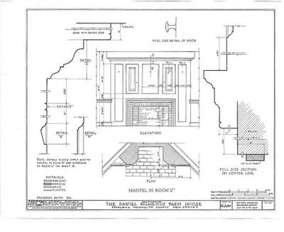 Daniel Polhemus Farmhouse,Phalanx,Monmouth County,NJ,New Jersey,HABS,22