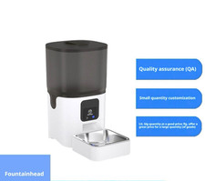 1.6Gal large automatic smart pet feeder,cat,dog,Translucent hopper easy moniting
