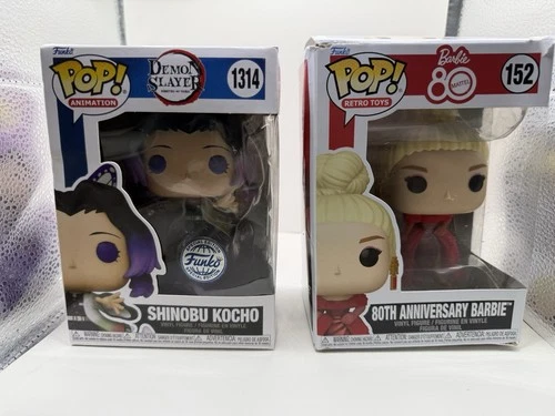Funko Pop! Vinyl: Demon Slayer: 1314 - Shinobu Kocho And Barbie 152 80th Anniv