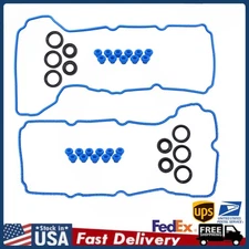 VS50814R Valve Cover Gasket Grommets Seals For 11-18 Ford F150 3.5L 3.7L V6 DOHC